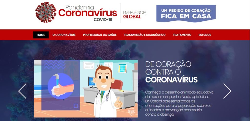 SBC lança campanha de conscientização sobre novo coronavírus
